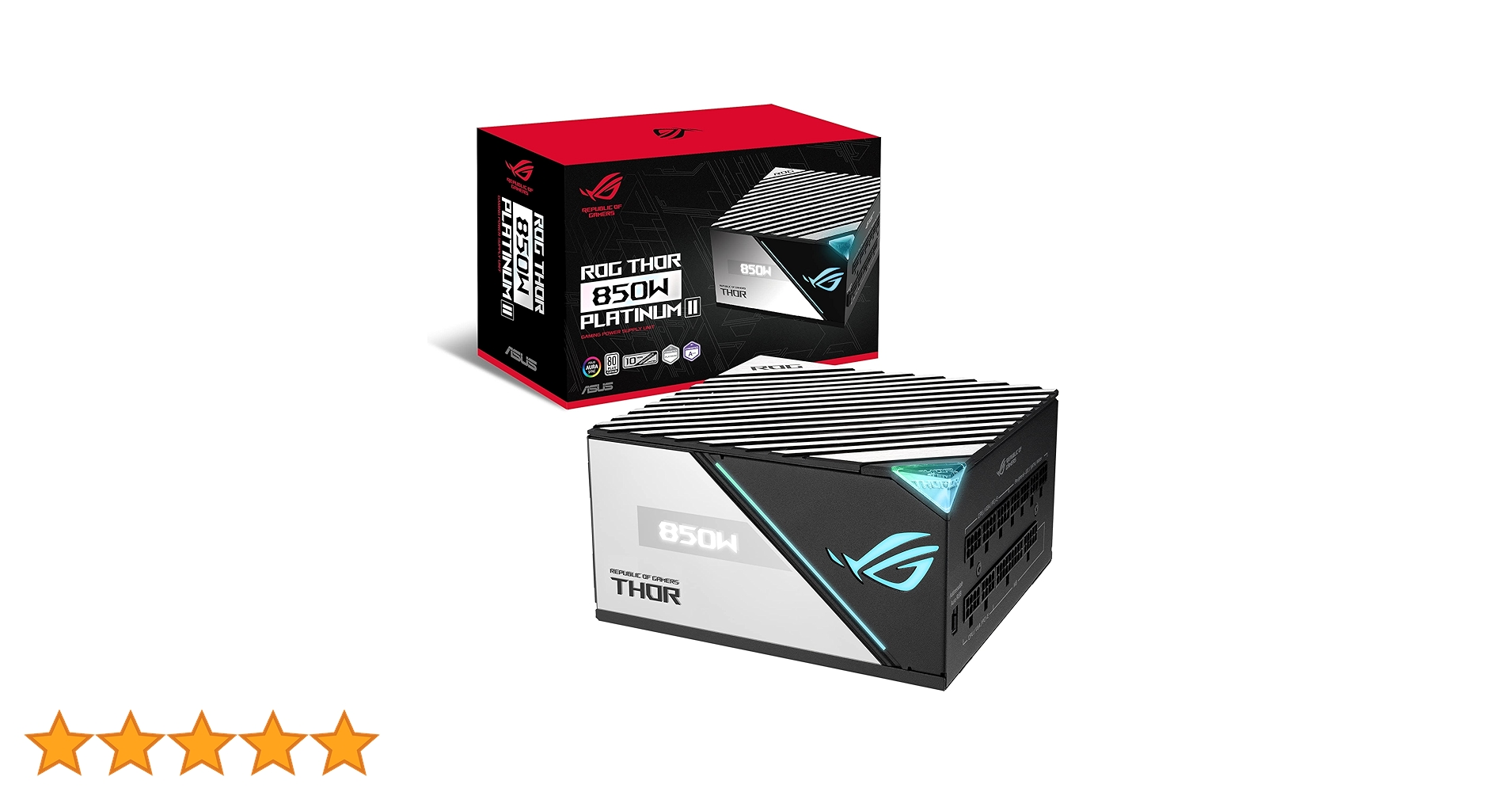 Amazon | ASUS ROG Thor 850W Platinum II (フルモジュラー電源、80+